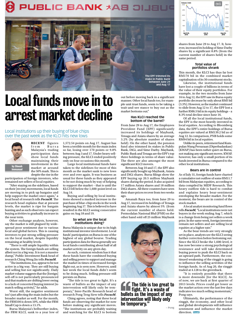 local funds move in